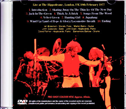 Jethro Tull/London,UK 1977