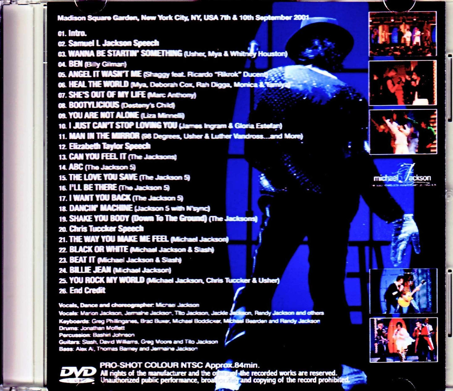 Michael Jackson/Solo Career 30th Anniversary NY,USA 2001 Japanese Broadcast Edition