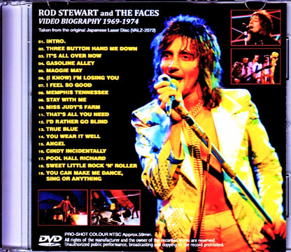 Rod Stewart,Faces/Video Biography 1969-1974 Japanese Laser Disc Edition