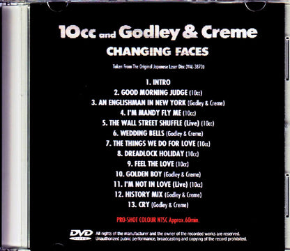 10cc and Godley & Creme/Changing Face Japanese Laser Disc Edition