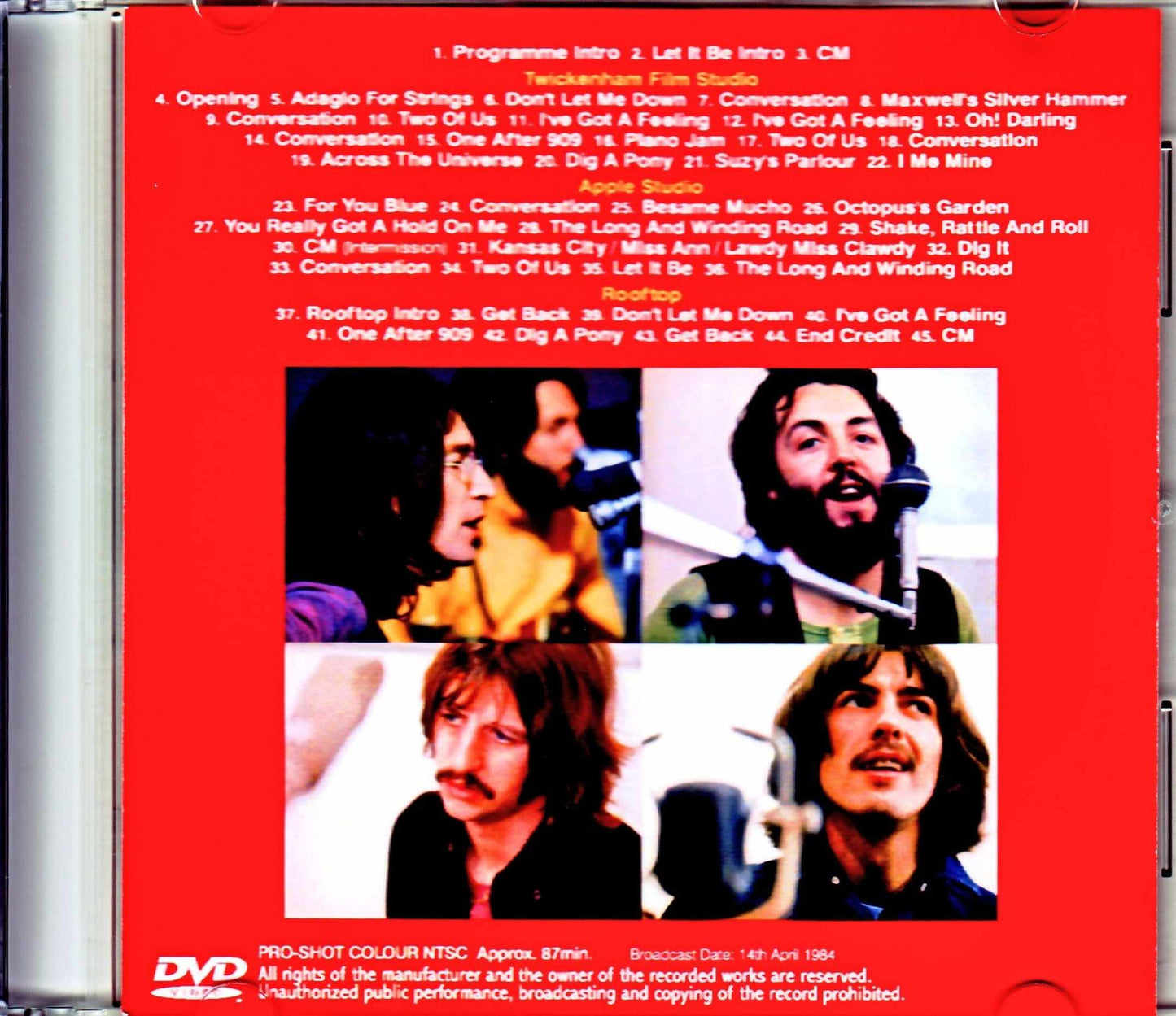 Beatles/Japan Broadcast Edition Let it Be Japanese Broadcast Edition