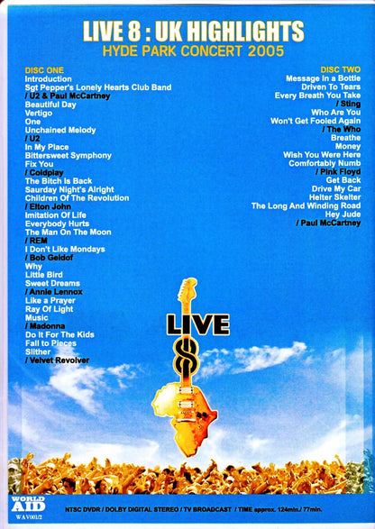 Various Artists Paul McCartney,Madonna,U2,Elton John,Sting,Who,Pink Floyd/London,UK 2005