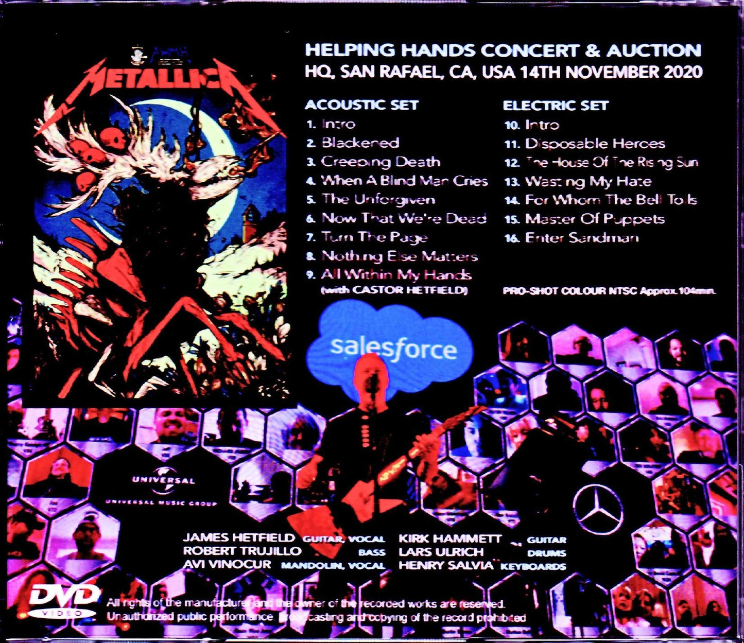 Metallica/Home/Studio/No audience video collection 2020