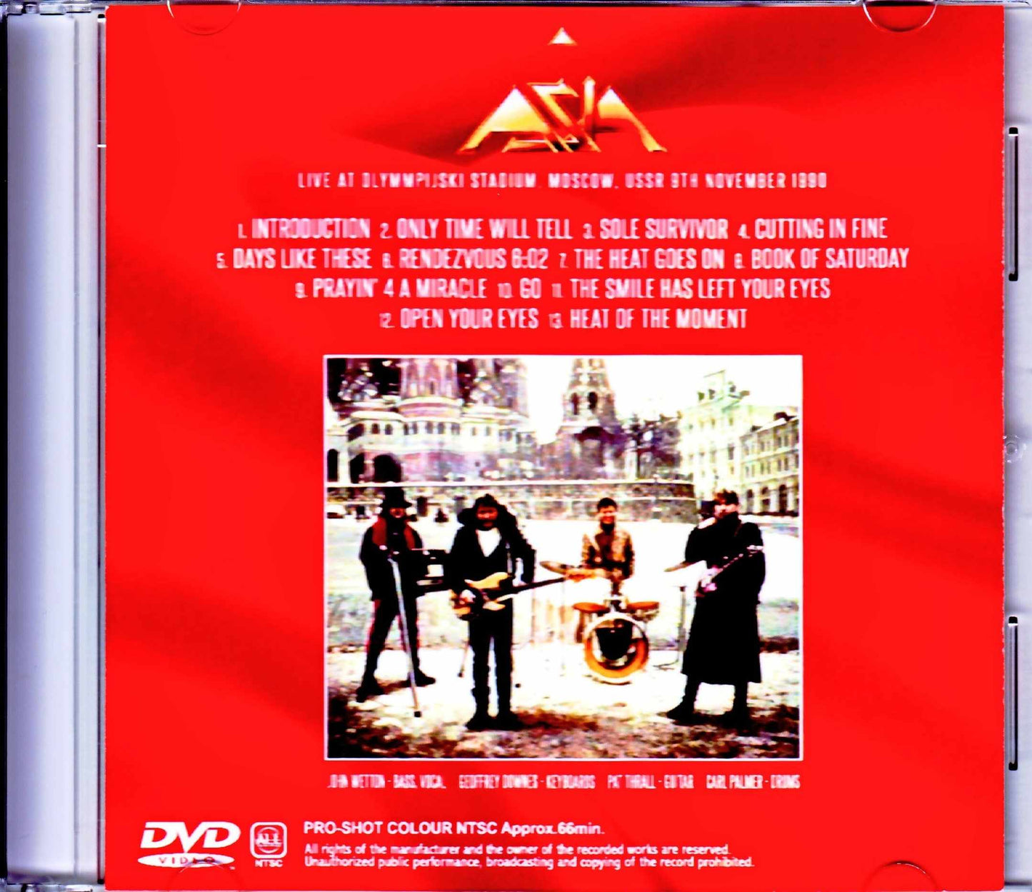 Asia/Moscow Live 09-X1-90 Japanese Laser Disc Edition