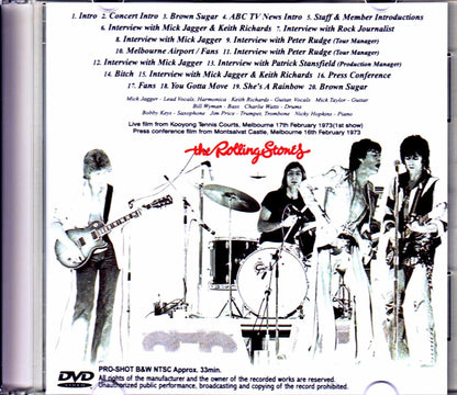 Rolling Stones/Documentary program produced by Australian local TV station