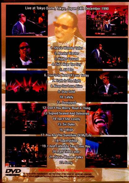 Stevie Wonder/Tokyo,Japan 1990