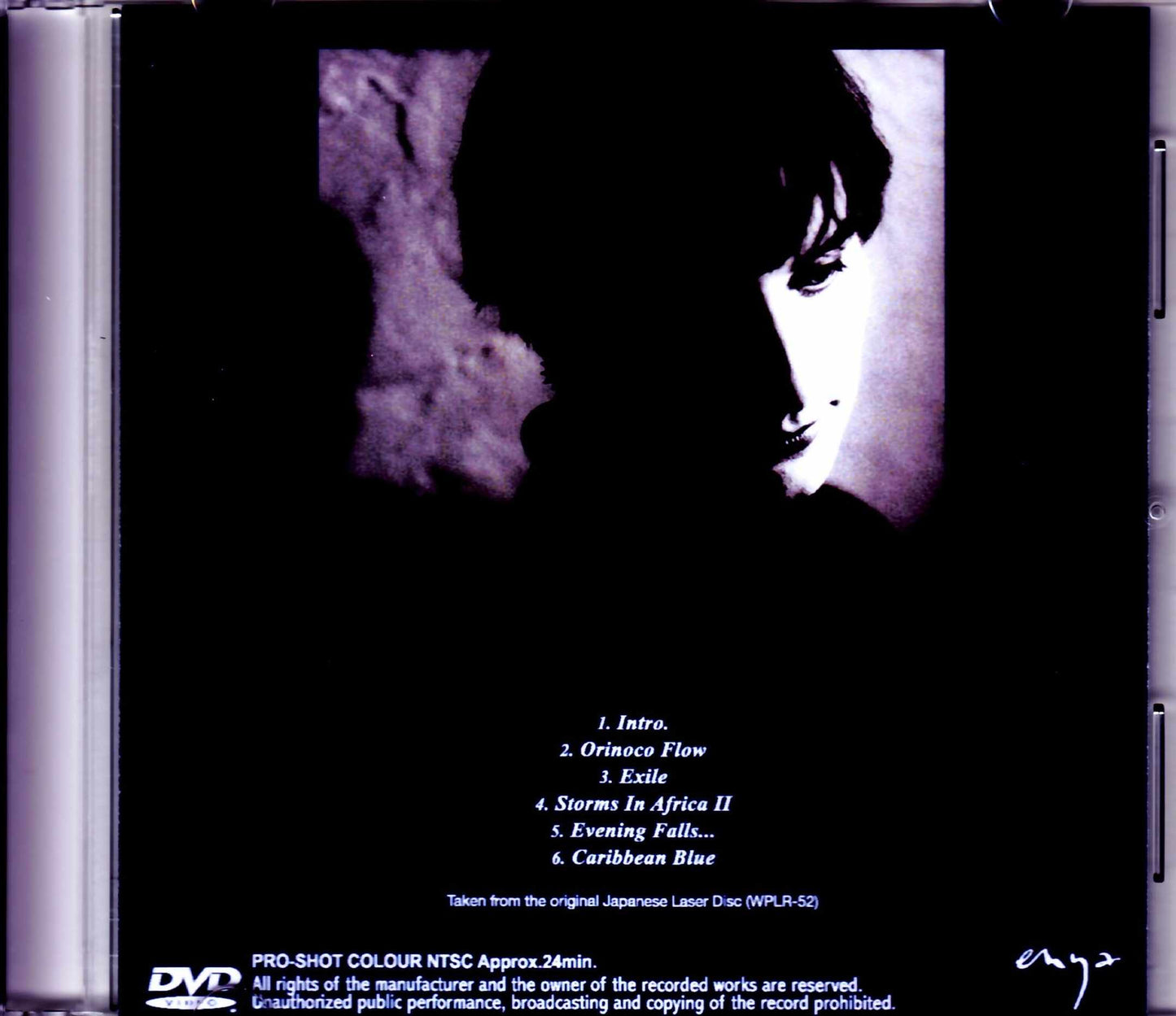 Enya/Moonshadows Japanese Laser Disc Edition