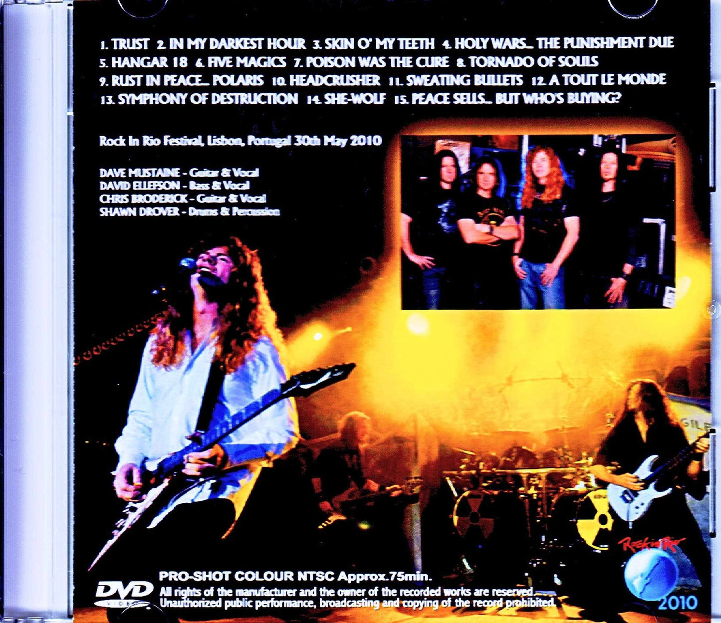 Megadeth/Portugal 2010