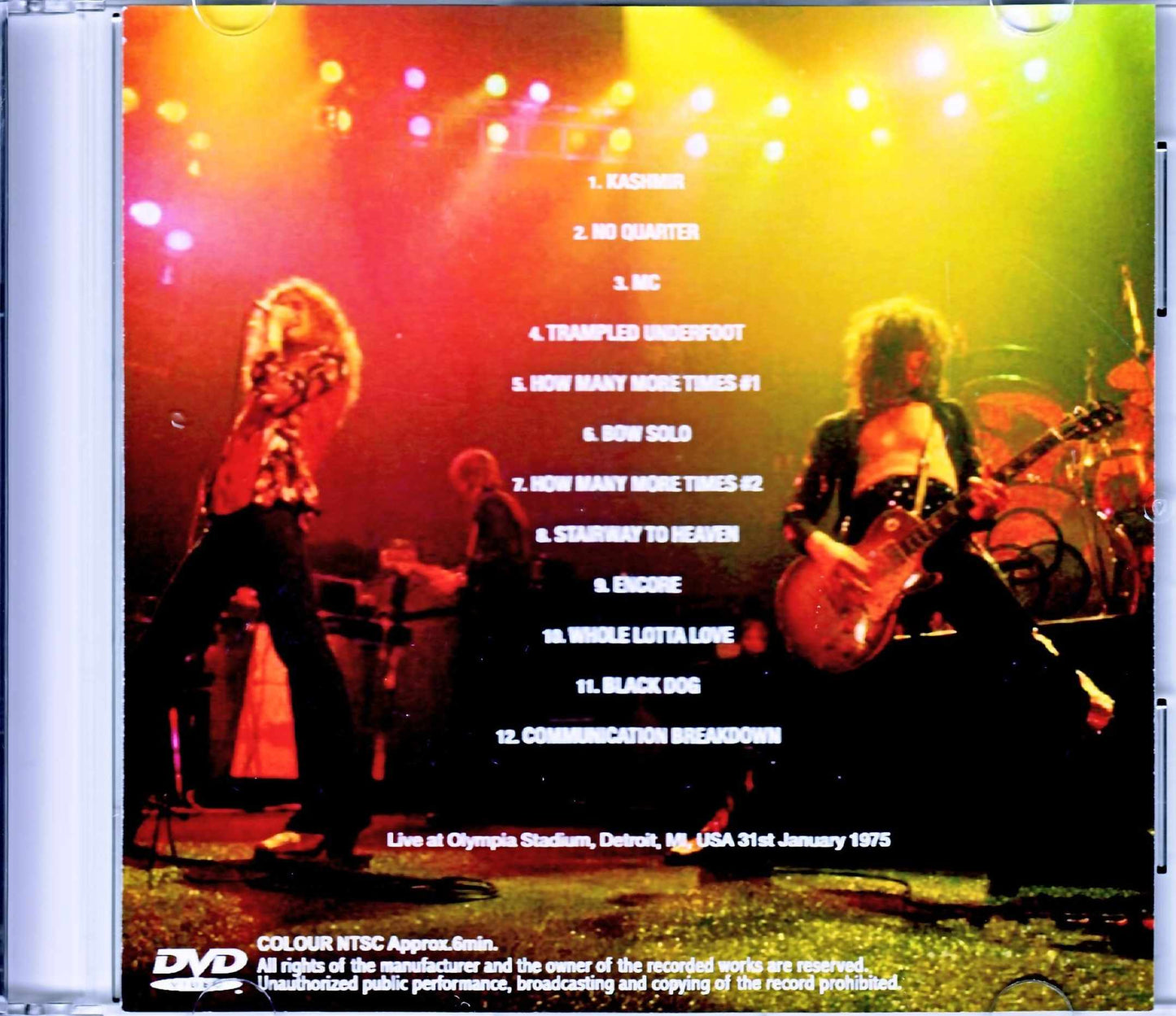 Led Zeppelin/MI, USA 1975 8mm Film