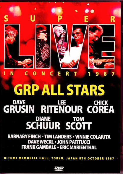 GRP All Stars Dave Grusin,Lee Ritenour,Chick Corea/Tokyo,Japan 1987