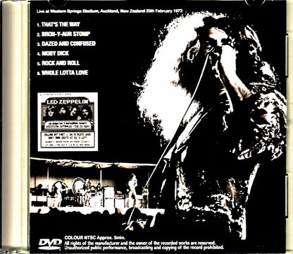 Led Zeppelin/New Zealand 1972 8mm Film