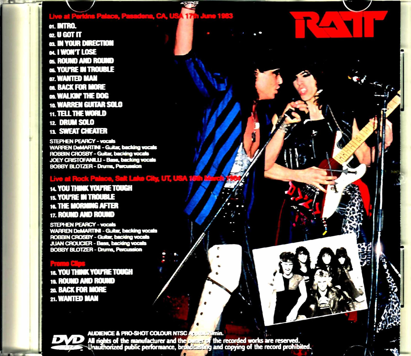 Ratt/CA, USA 1983 & more