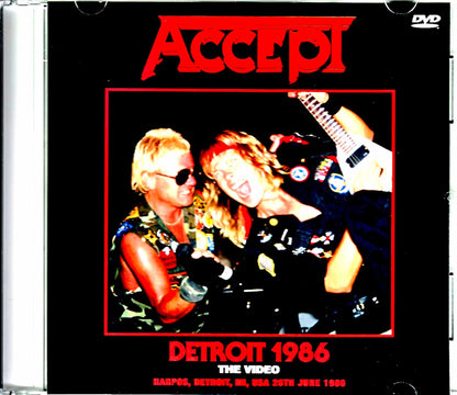 Accept/MI, USA 1986 with Ultimate Sound