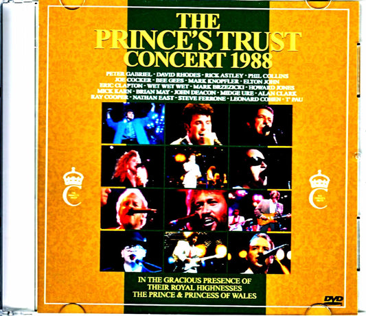 Various Artists Eric Clapton, Phil Collins, Elton John, Peter Gabriel/Charity organization supporting young unemployed people Concert London, UK 1988