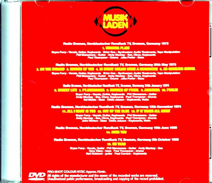 Roxy Music/Musik Laden German TV 1972-1980