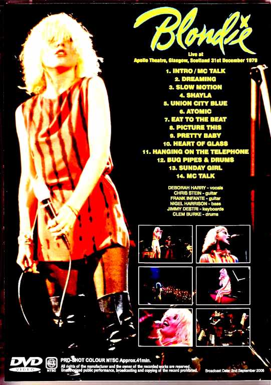 Blondie/Scotland,UK 1979