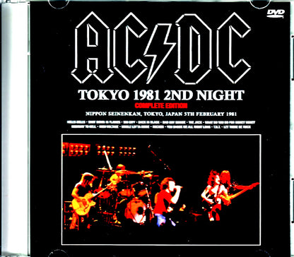 AC/DC/Tokyo,Japan 2.5.1981 Complete Edition