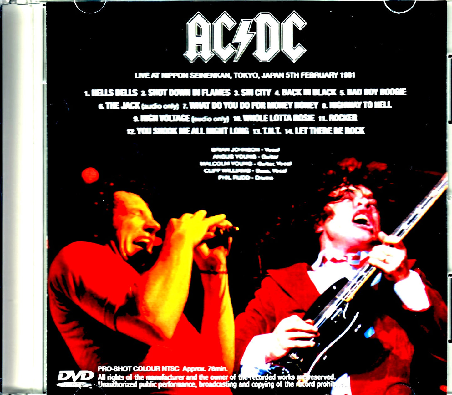 AC/DC/Tokyo,Japan 2.5.1981 Complete Edition