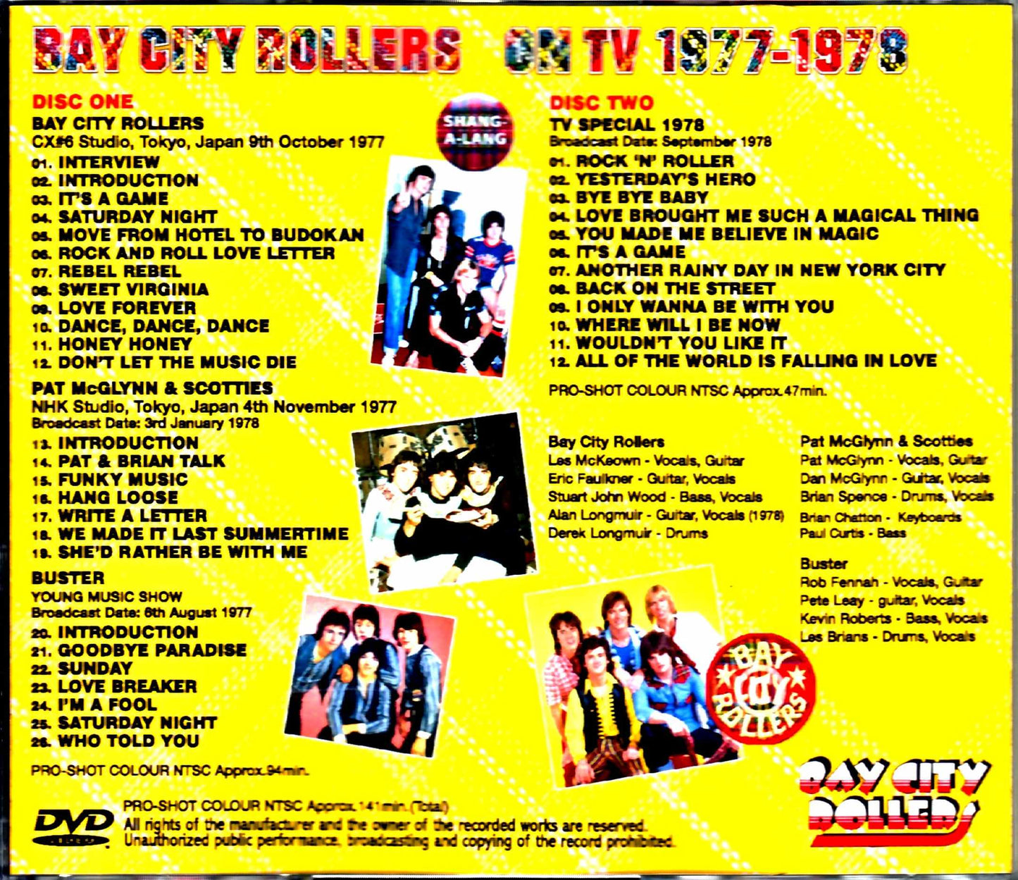 Bay City Rollers/On TV 1977-1978 Japanese Broadcast Edition