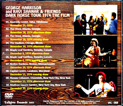 George Harrison/Dark Horse Tour 1974 Collection