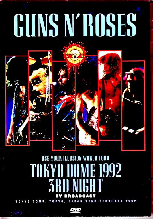 Guns N' Roses/Tokyo,Japan 2.22.1992 TV Broadcast Edition