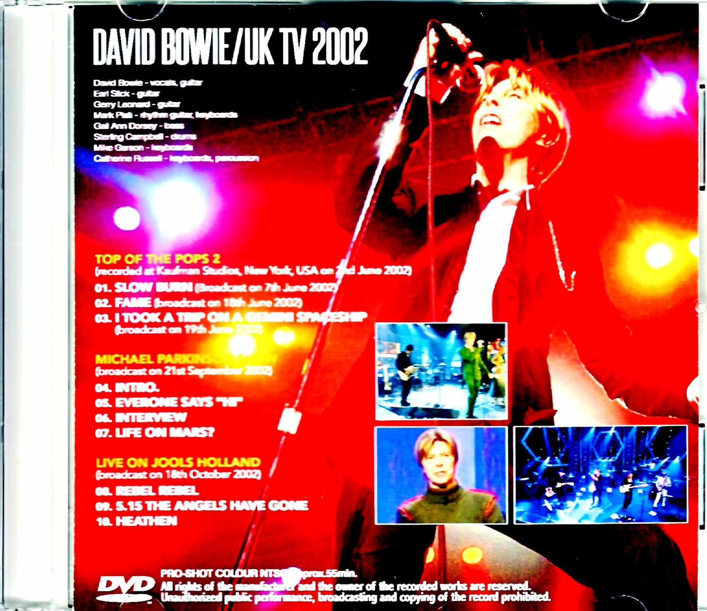 David Bowie/TV Pro-Shot Collection 2002