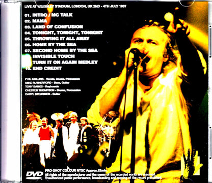 Genesis/London,UK 1987 Japanese Broadcast Edition