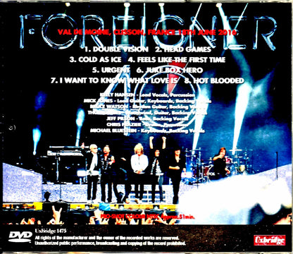 Foreigner/France 2016