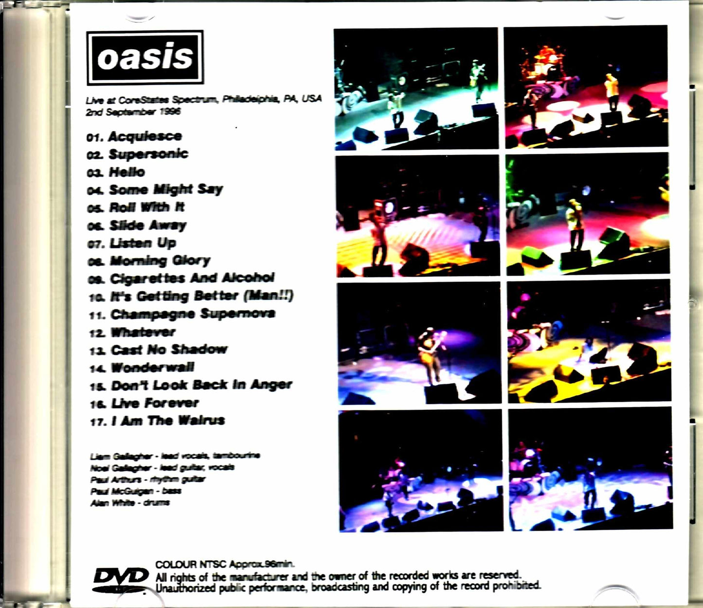 Oasis/PA, USA 9.2.1996