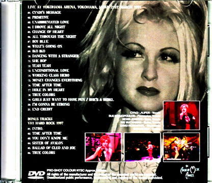 Cyndi Lauper/Kanahawa,Japan 3.21.1991 & more