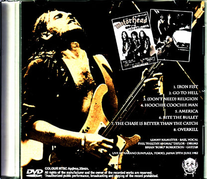 Motorhead/Tokyo,Japan 6.29.1982