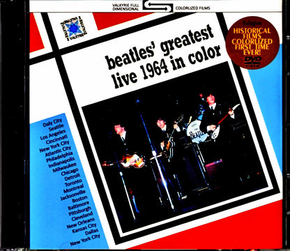 Beatles/North American Tour 1964 in Color Live & Documentary Film 1964