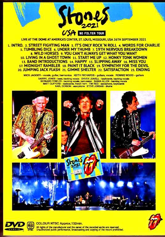 Rolling Stones/MO,USA 2021 Multicam