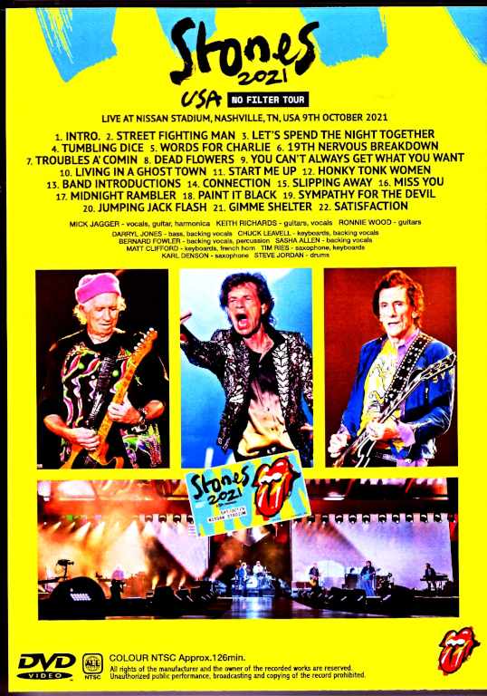 Rolling Stones/TN,USA 2021