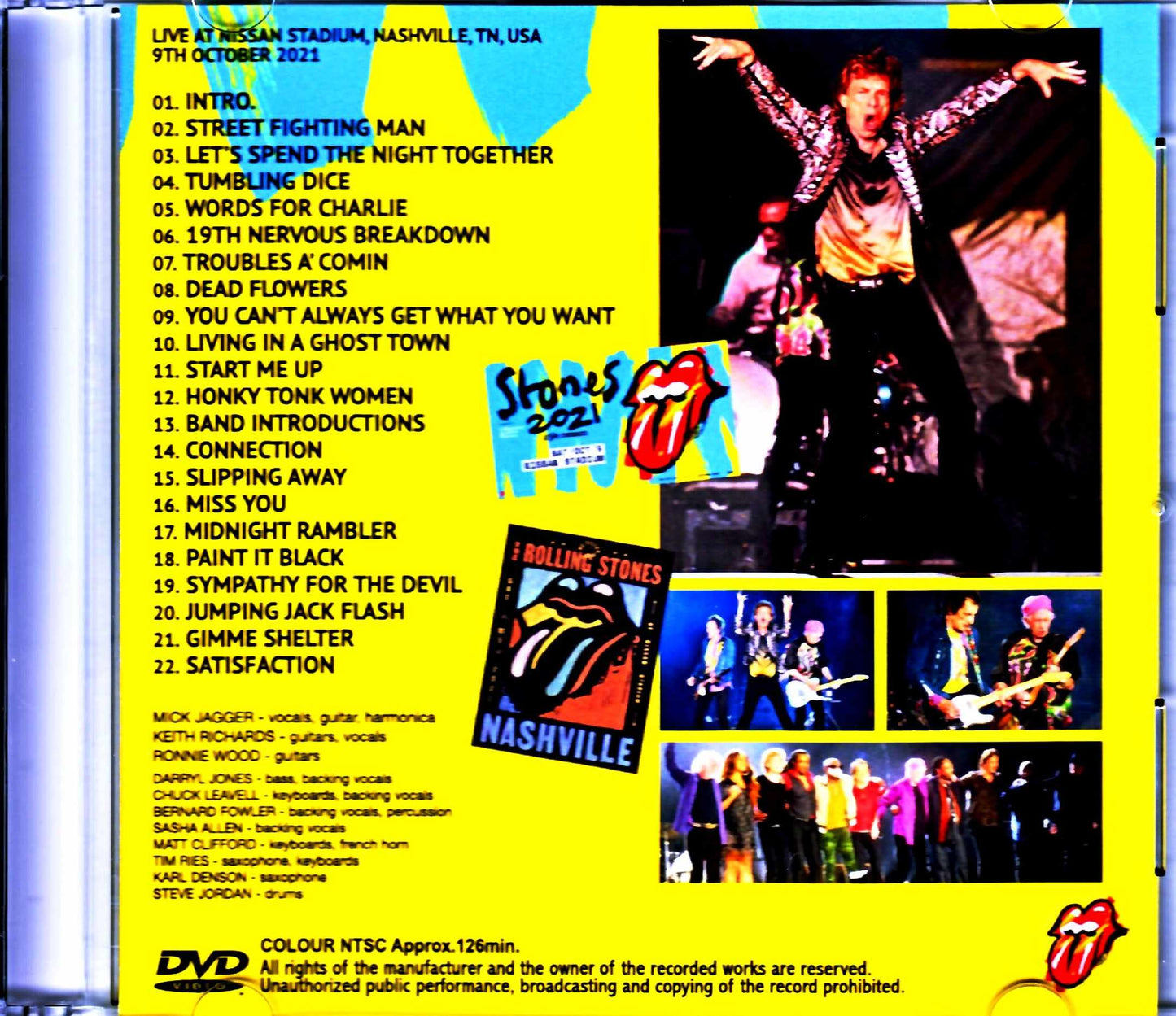 Rolling Stones/TN,USA 2021 Jewel Version