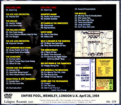 Various Artists Beatles, Manfred Mann, Rolling Stones, Hollies Beatles/Paul Winners Color Edition London, UK 1964 in Color