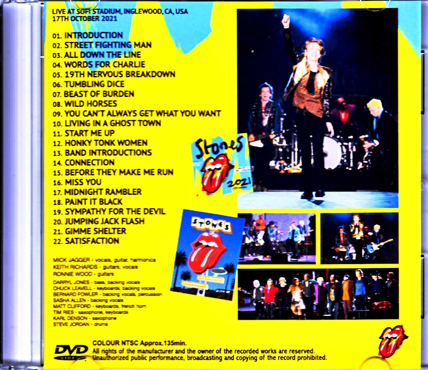 Rolling Stones Rolling Stones/CA,USA 10.17.2021 Multicam Jewel VersionRolling Stones Rolling Stones/CA,USA 10.17.2021 Multicam Jewel Version