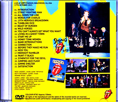 Rolling Stones/CA,USA 10.17.2021 Multicam Jewel Version
