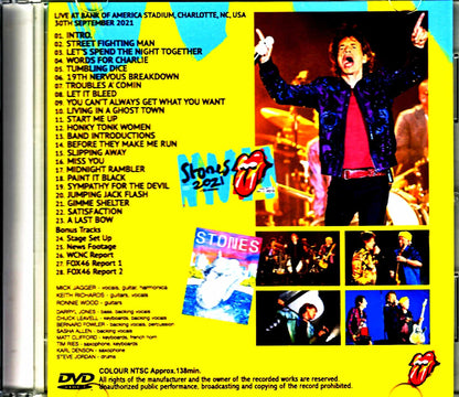 Rolling Stones/NC,USA 2021 Multicam & more Jewel Version