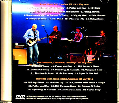 Mark Knofler Mark Knofler/Europe Tour Collection 2015