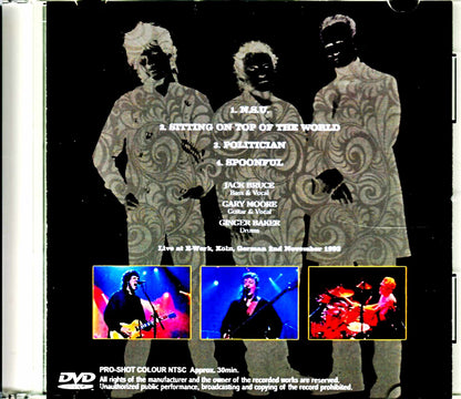 Jack Bruce Gary Moore Ginger Baker ex.Cream Gary Moore Jack Bruce/Germany 1993