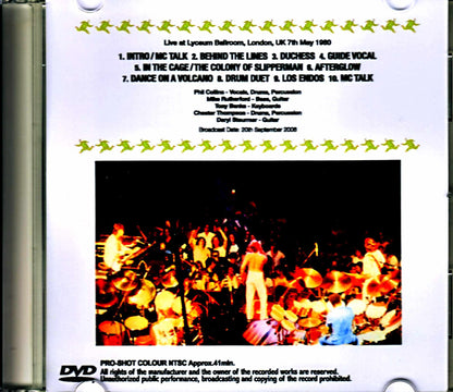 Genesis/London, UK 1980 Japanese Broadcast Edition
