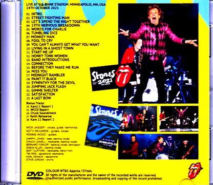 Rolling Stones/MN,USA 2021 Multi-Cam & more Jewel Version