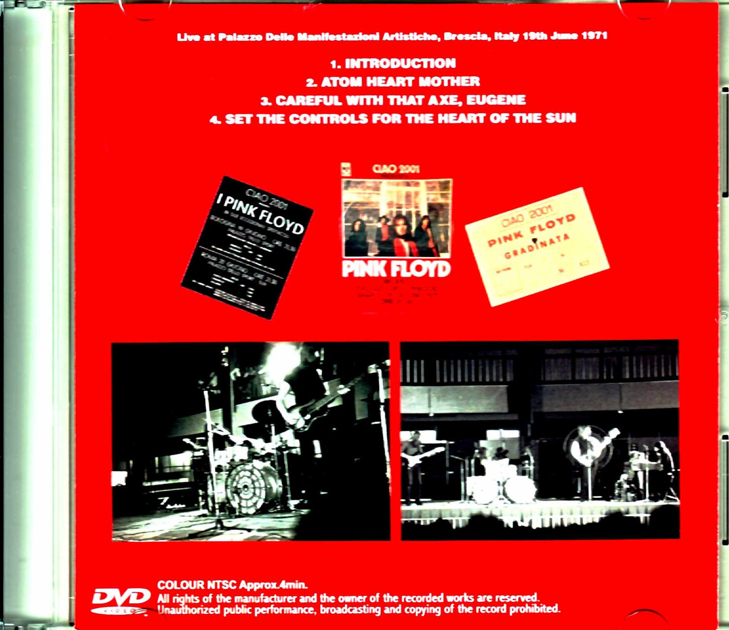 Pink Floyd Pink Floyd/Italy 1971 8mm Edition