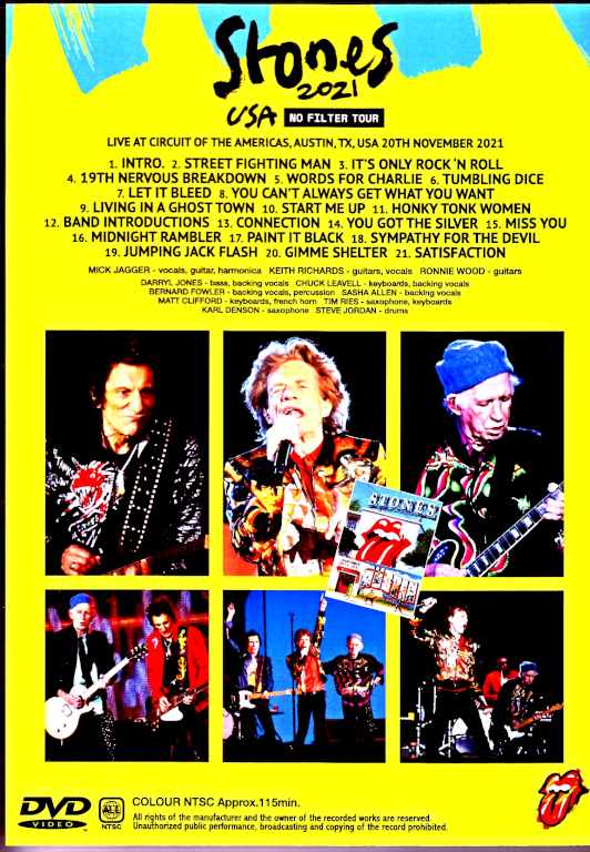 Rolling Stones/TX,USA 2021 Multi-Cam Upgrade