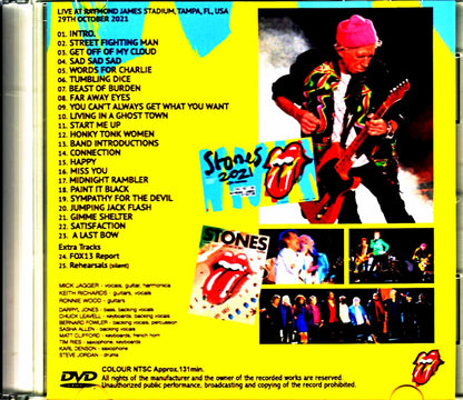 Rolling Stones/FL,USA 10.29.2021 Multi-Cam & more Jewel Version