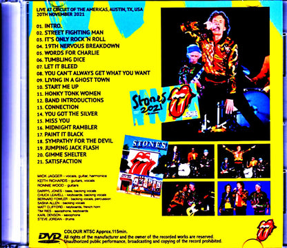 Rolling Stones/TX,USA 2021 Multi-Cam Jewel Version