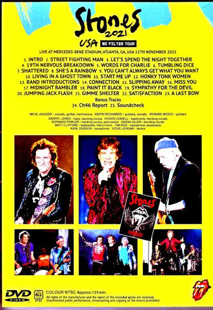 Rolling Stones/GA,USA 2021 & more Multi-Cam