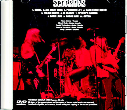 Scorpions / The most shocking video of the year TV Studio Live 1977 Jewel Version