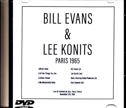 Bill Evans Lee Konits Bill Evans Lee Konits/Paris Jazz Festival 1965 Color Edition France 1965 Full Color Edition